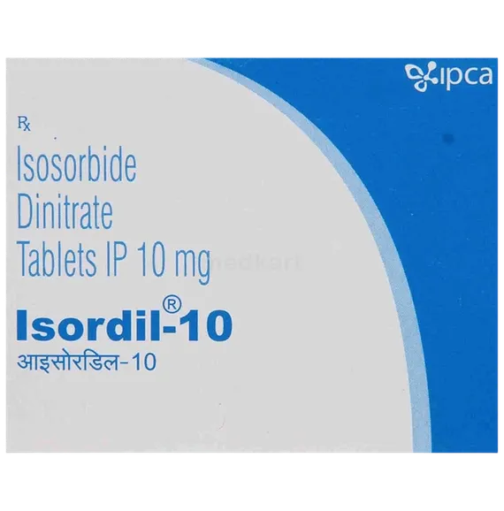 isordil 10mg tablet 10's